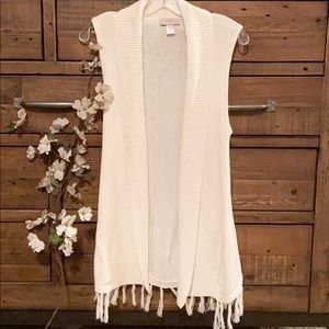 Loft Fringed Vest